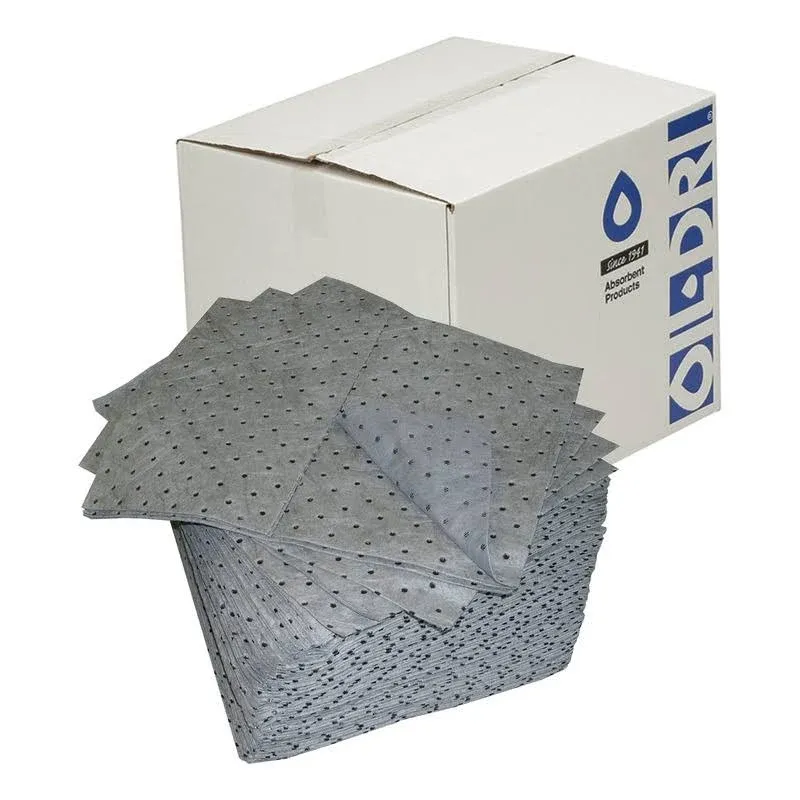 Oil-Dri Universal Bonded Perforated Pads, Heavy Weight L90902