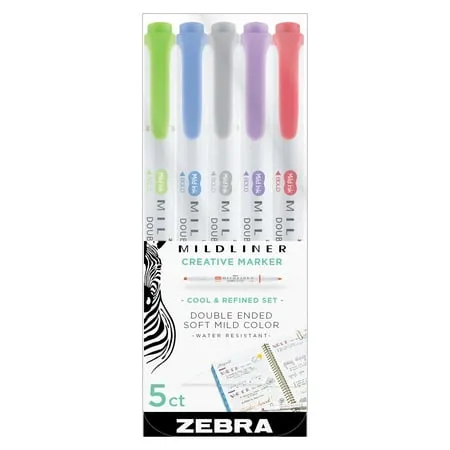 Mildliner 5pk Cool & Refined