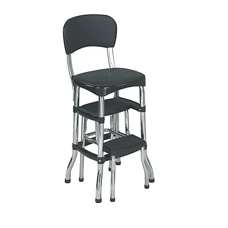 COSCO Stylaire Retro Chair with Step Stool with Pullout Steps 1 pk., 11120CBB1E