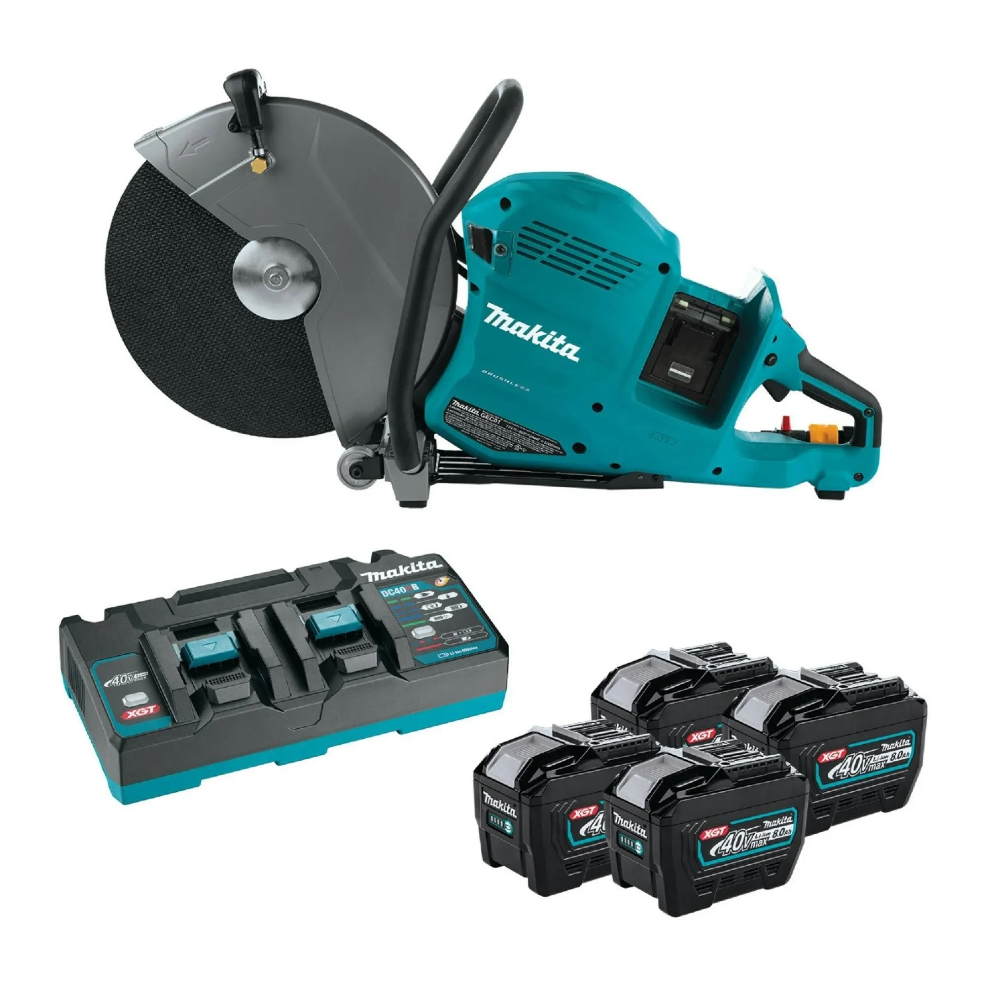 Makita 40V Max X2 (80V) Xgt Brushless 14In Power Cutter Kit