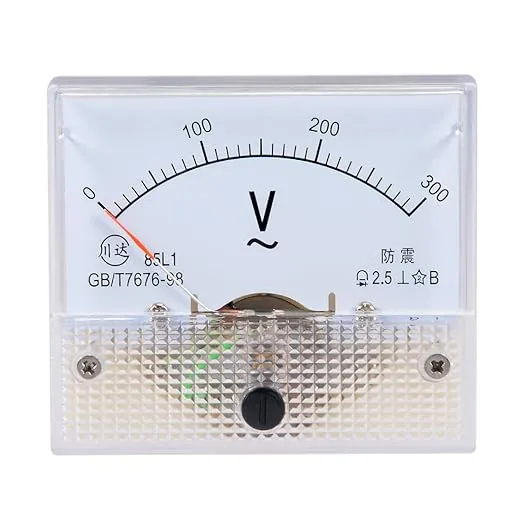 Unique Bargains AC 0-300V Analog Panel Voltage Gauge Volt Meter