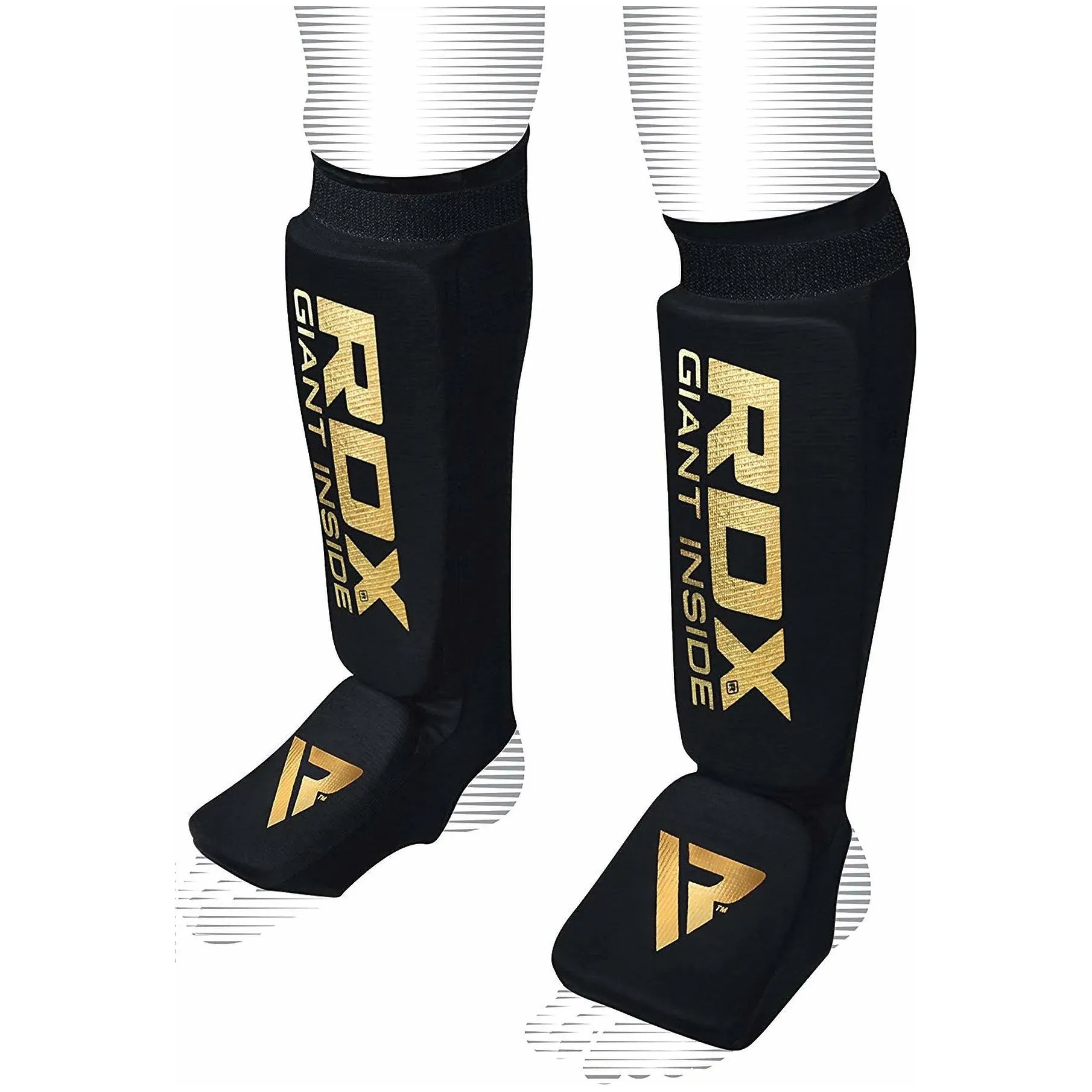 RDX MMA Shin Instep Foam Pads Support Boxing Leg Guards Muay Thai Foot Protective ...