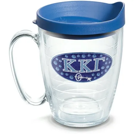 Tervis Sorority - Kappa Kappa Gamma Made in USA Double Walled Insulated Tumbler Travel Cup Keeps Drinks Cold & Hot 16oz Mug Primary Logo