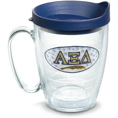 Tervis Sorority - Alpha Xi Delta Made in USA Double Walled Insulated Tumbler Travel Cup Keeps Drinks Cold & Hot 16oz Mug Primary Logo