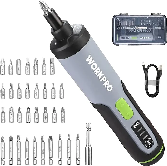 WorkPro 4V Electric Screwdriver Set