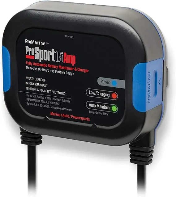 ProMariner ProSport 1.5 Amp Battery Maintainer and Charger