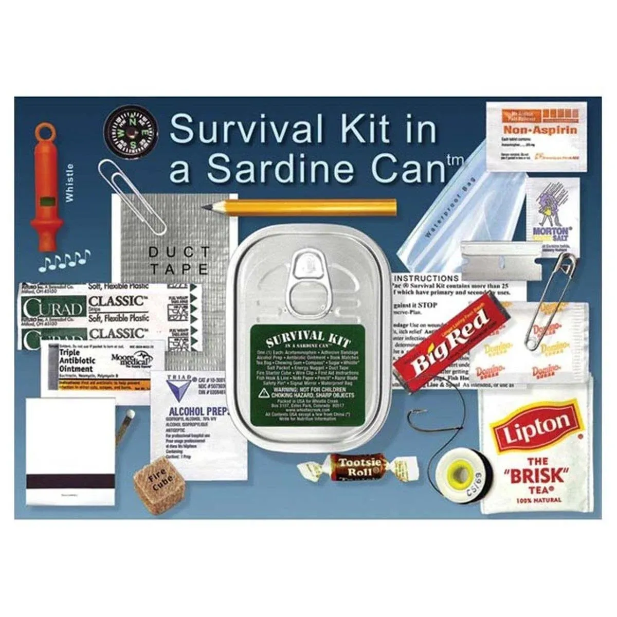 Eddie Bauer Survival Kit in a Sardine Can Gift Idea