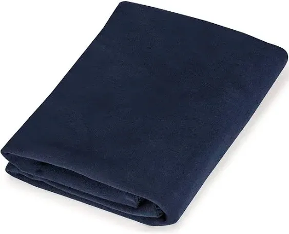 Professional Grade Blue Square Table Cover for Poker, Card Games, Mahjong, Board Games, Tile Games, and Dominoes - 36"