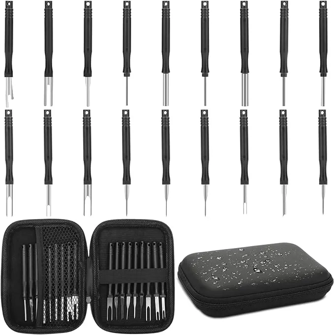 Maerd 87pcs Terminal Extractor Removal Tool Kit, Terminal Ejector Kit Depinning ...