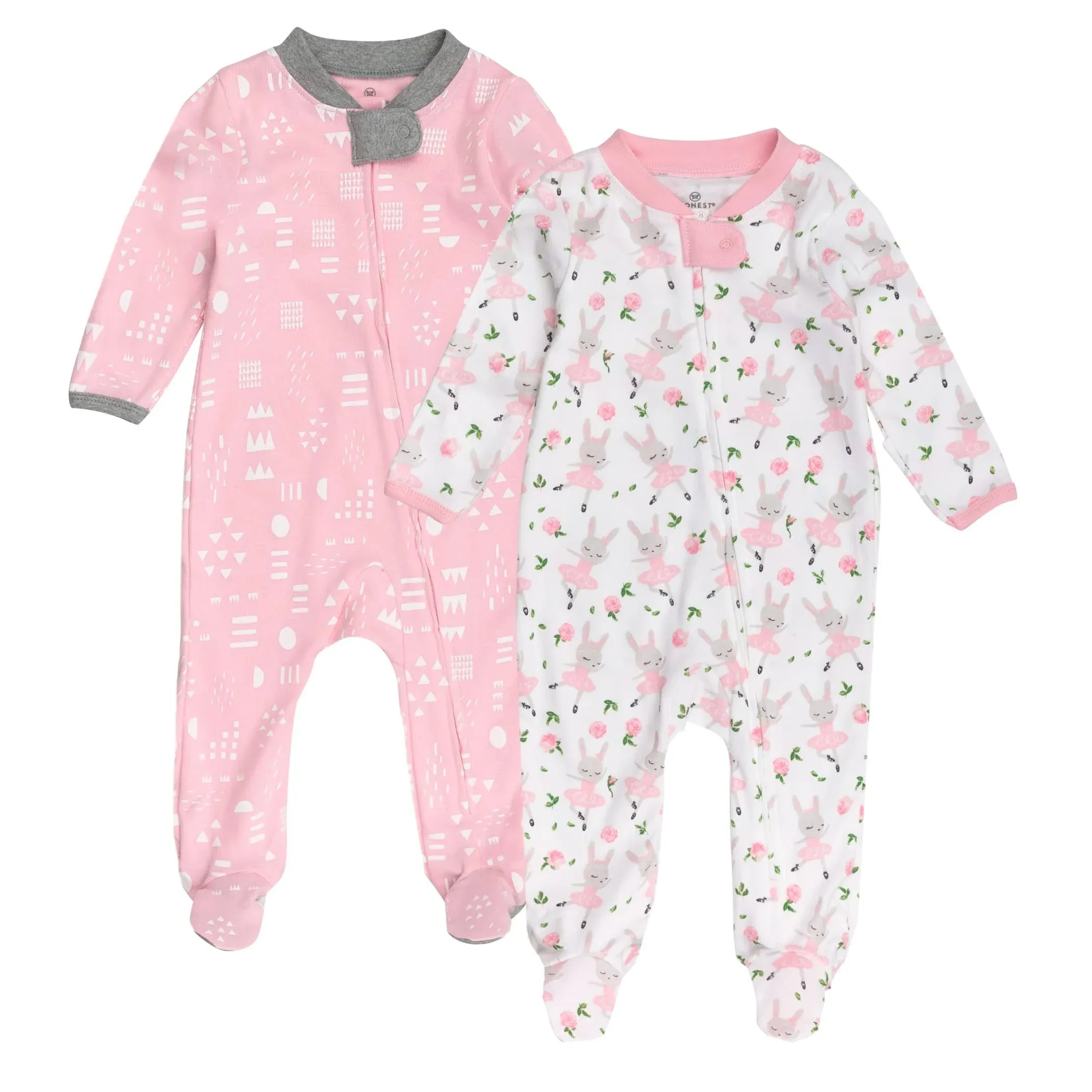 2-Pack Organic Cotton Sleep & Plays Pattern Play / 3-6M