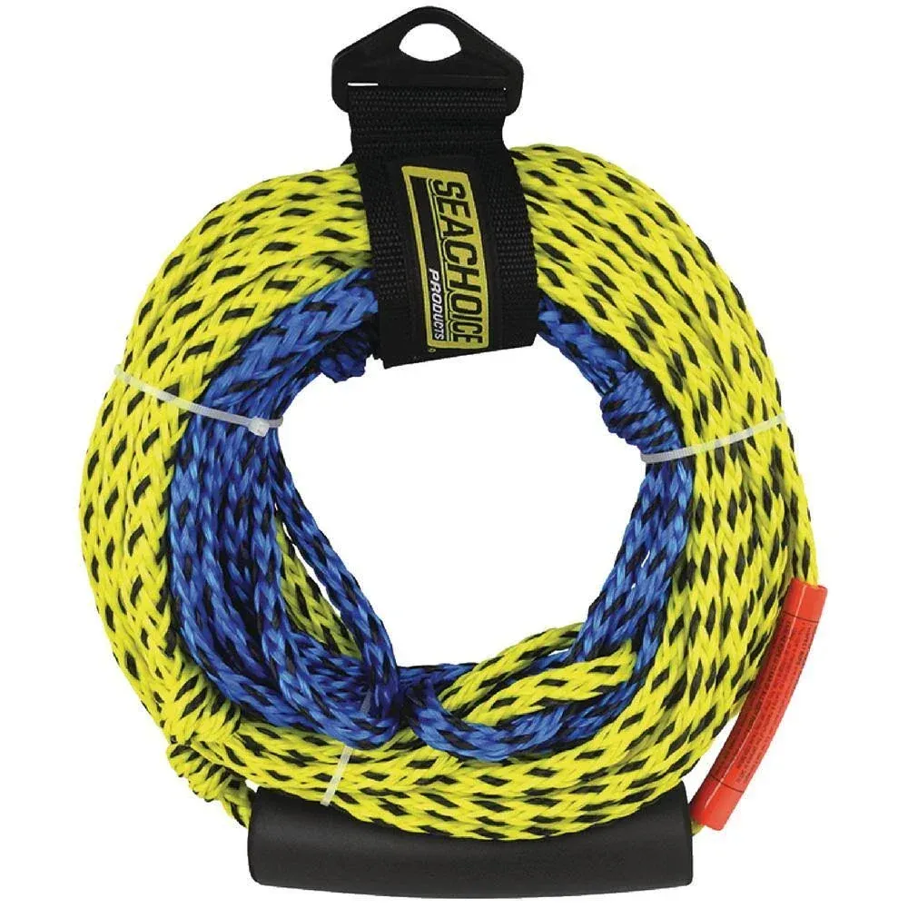 Seachoice 86766 2-Rider Tube Tow Rope – 60 Foot Line – 2 Section – 340 Pounds...