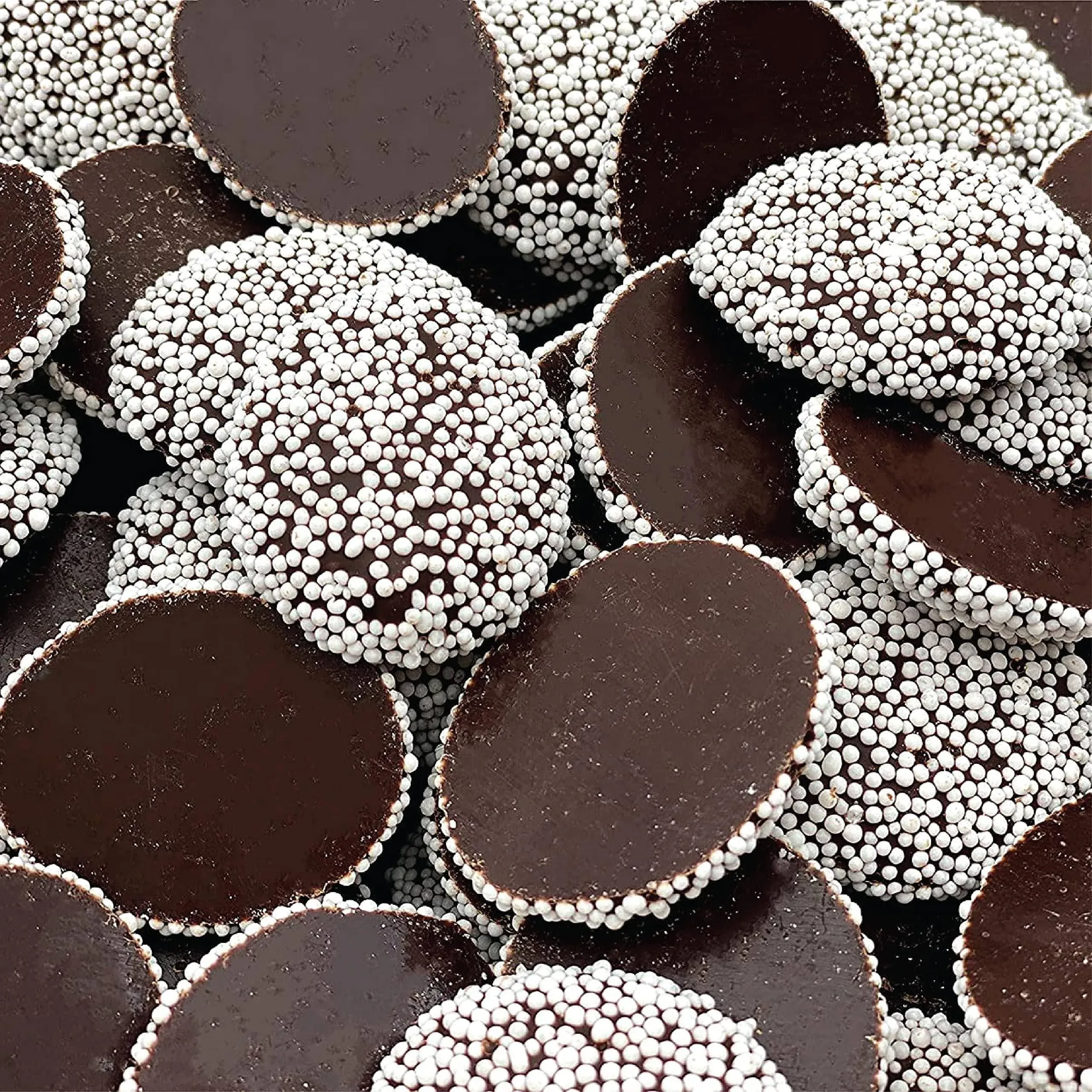 Crazyoutlet Semisweet Dark Chocolate Nonpareils Candy Bulk Pack 2 Pounds