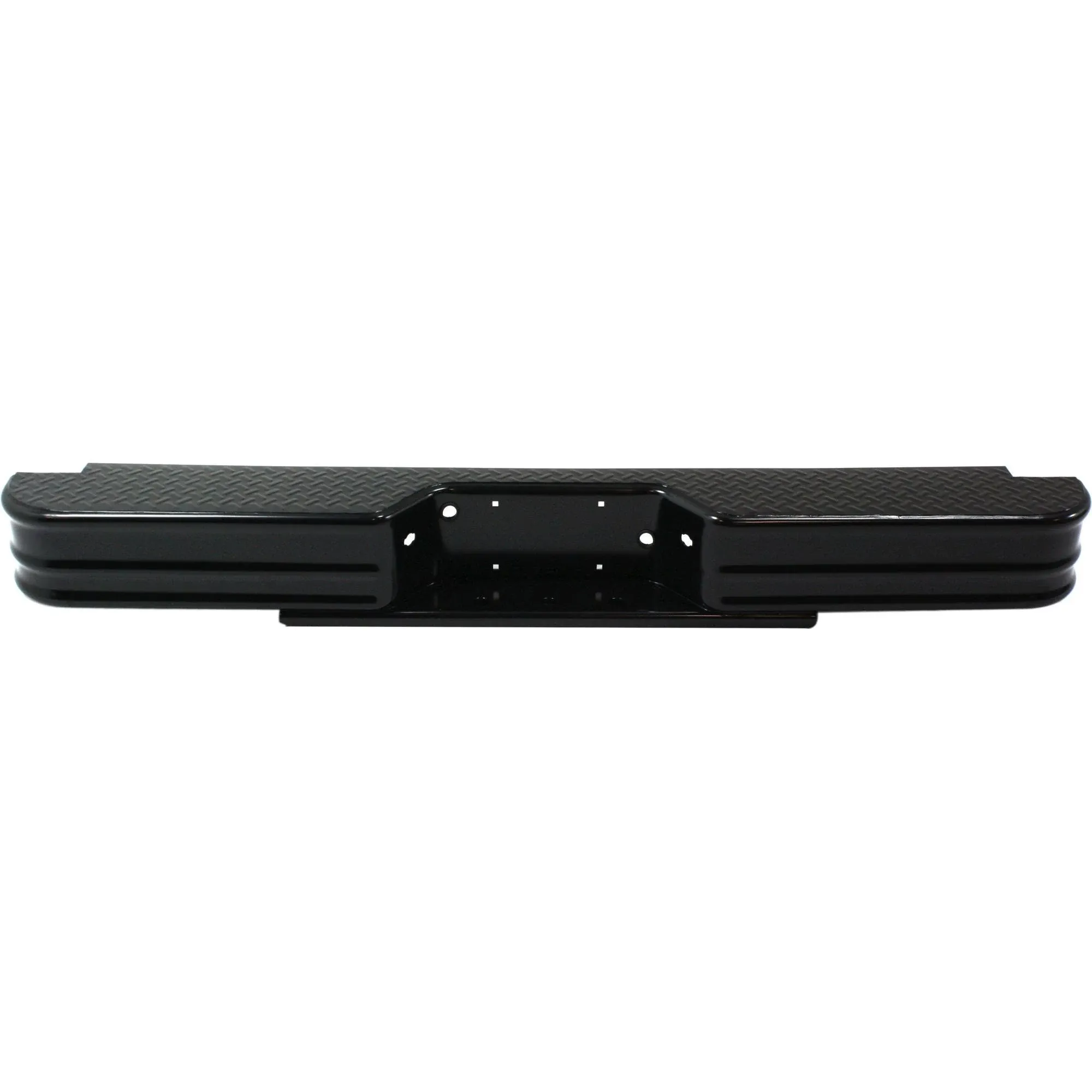 Westin 20009 DiamondStep Universal Style Rear Bumper Black Mount Kit Required