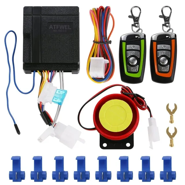 Waterproof Motorcycle Alarm System 12v Motorcycle Antitheft Alarm Security Syste