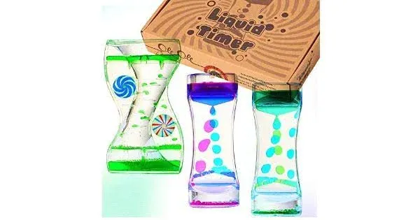 Liquid Motion Bubbler Timer: Best Sensory Toy for Relaxation, Liquid Motion Timer ...