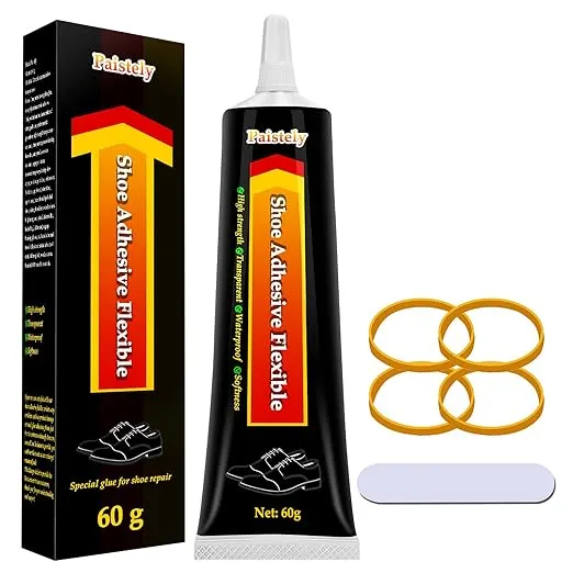 Shoe Glue Sole Repair, Transparent Shoe Glue Repair Adhesive, Shoe Repair Glue for Repairing Shoes, Boots, Leather, etc.