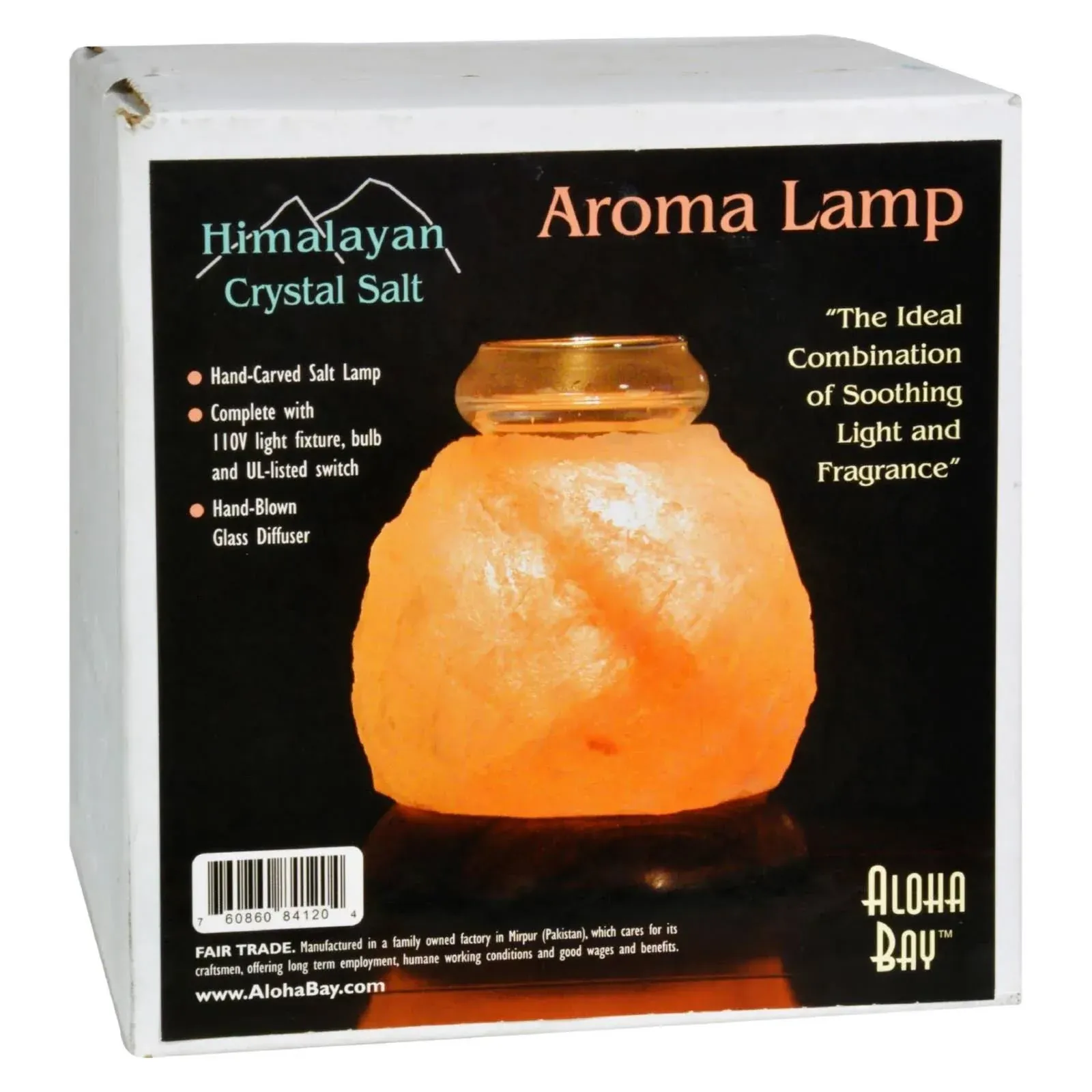 Aloha Bay Himalayan Crystal Salt Lamp Pyramid