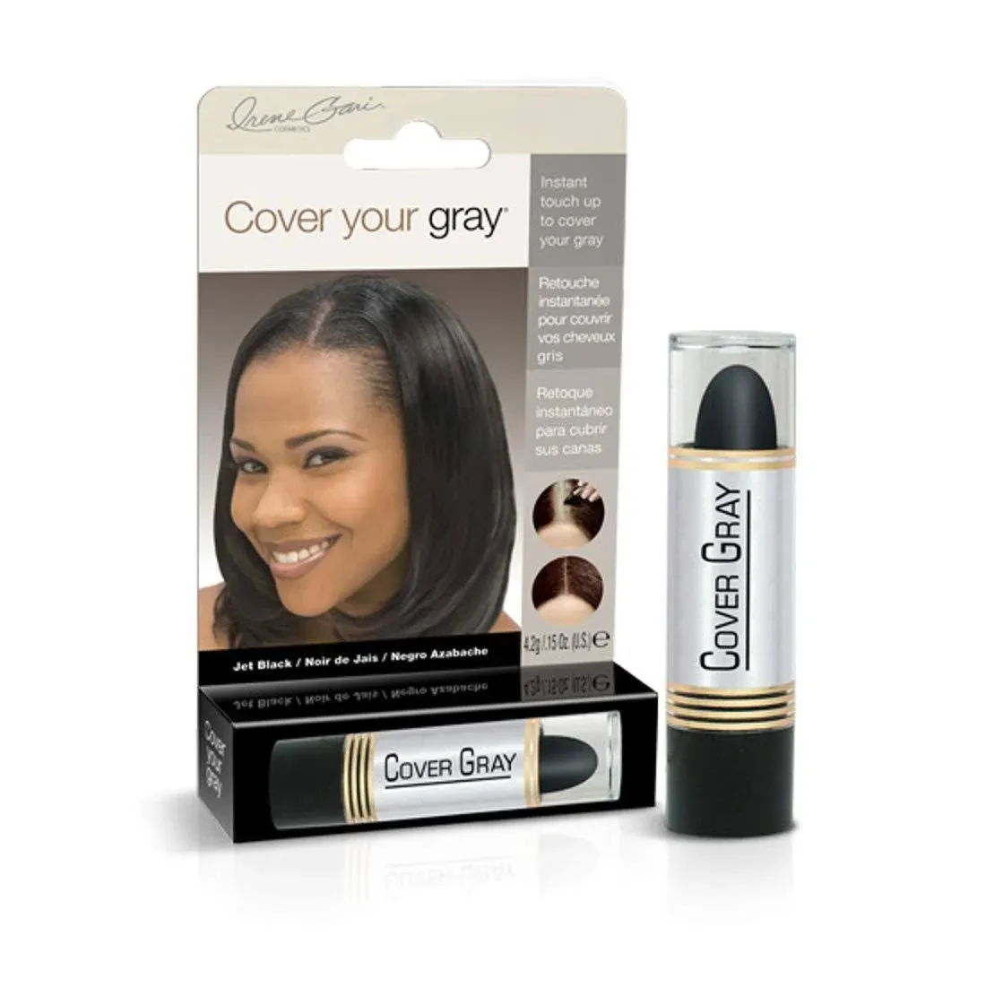 Cover Your Gray Hair Color Touch Up Stick - Black (PACK OF 6)