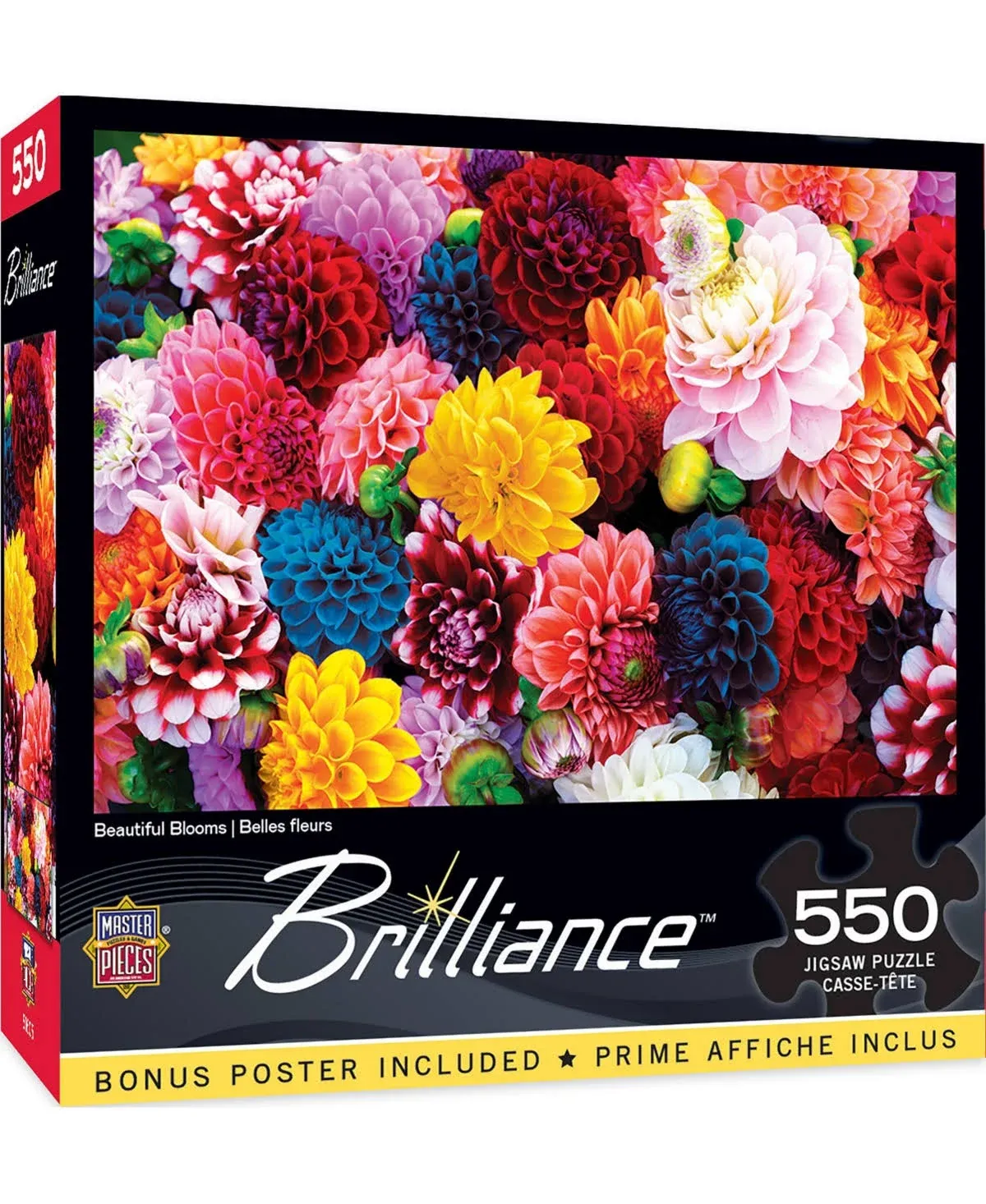 Brilliance - Beautiful Blooms 550 Piece Jigsaw Puzzle