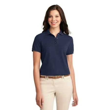 Port Authority Ã‚Â® Ladies Silk TouchÃ‚â„¢ Polo. L500