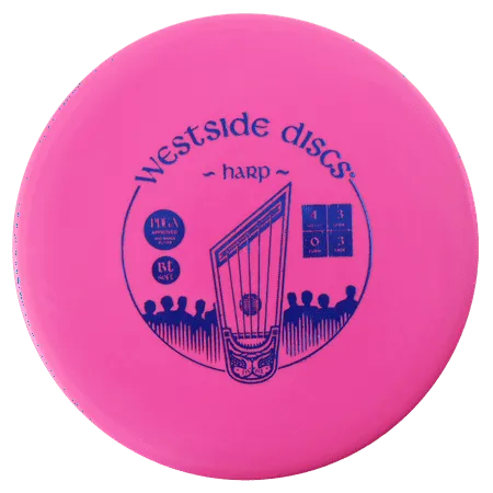 Westside Discs Bt Soft Harp 173-176g Putter Golf Disc Colors may vary - 173-176g