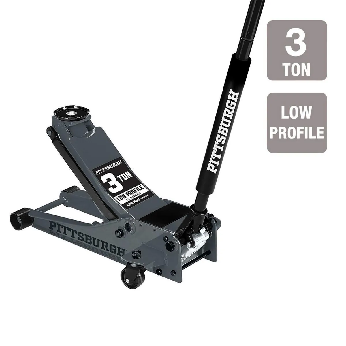 Pittsburgh Automotive 3 Ton Floor Jack with Rapid Pump