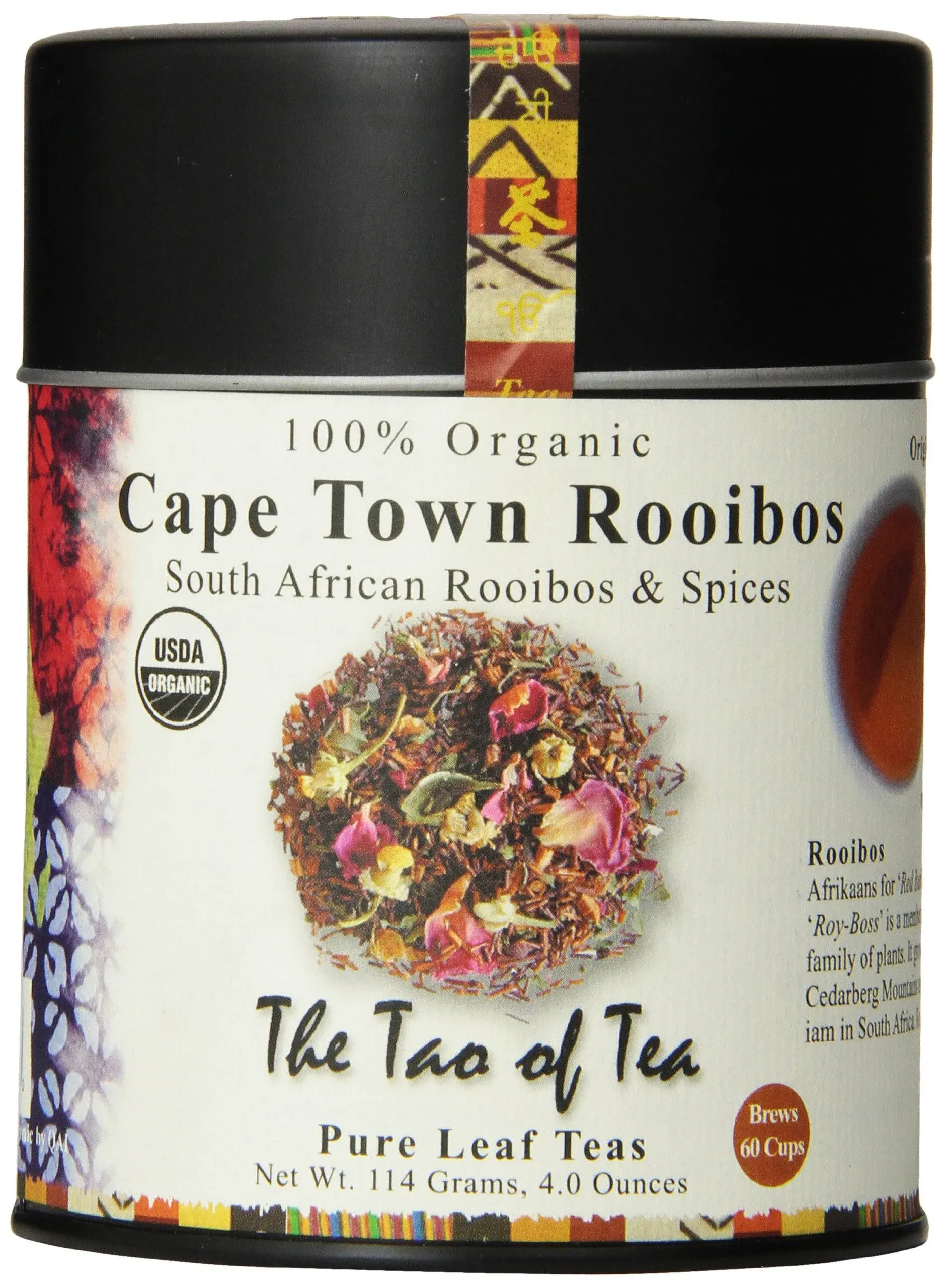 The Tao of Tea Organic Cape Town Rooibos Leaf Tea - 4 oz canister