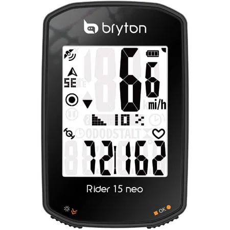 Bryton Rider 15 neo GPS Cycling Bike Computer: Twist | Click | Go!