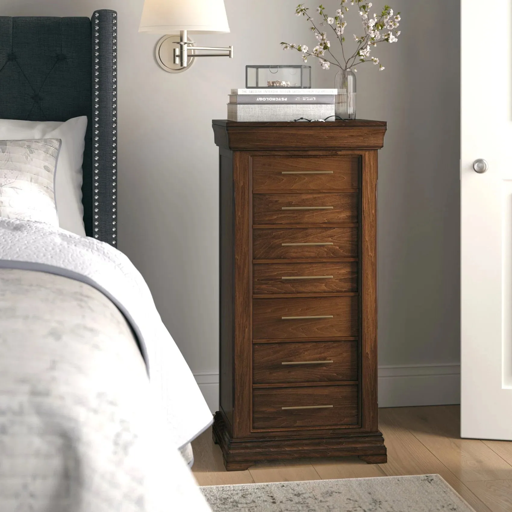 Hives & Honey Haley Walnut Jewelry Armoire