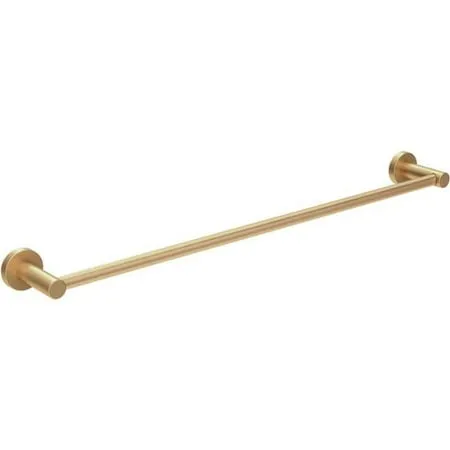 Towel Bar Dia 24 Inch Single Polished Chrome Metal 3-1/4 Inch