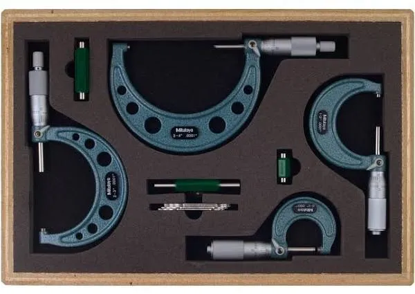 Mitutoyo Outside Micrometer Set