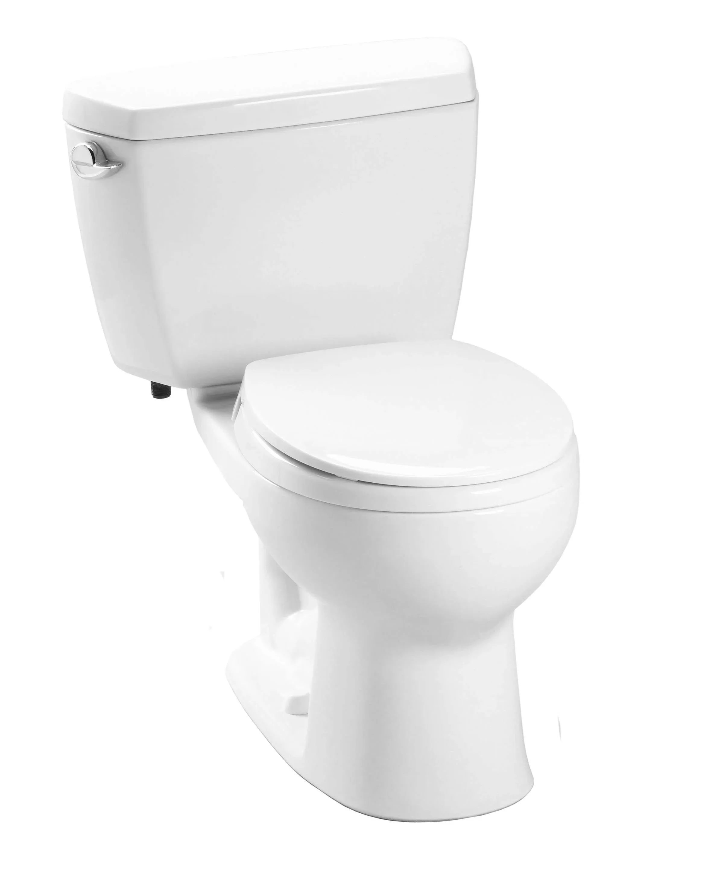 Toto - CST743S#01 - Single Flush, Left Hand Trip Lever, Two Piece, Tank Toilet, Round