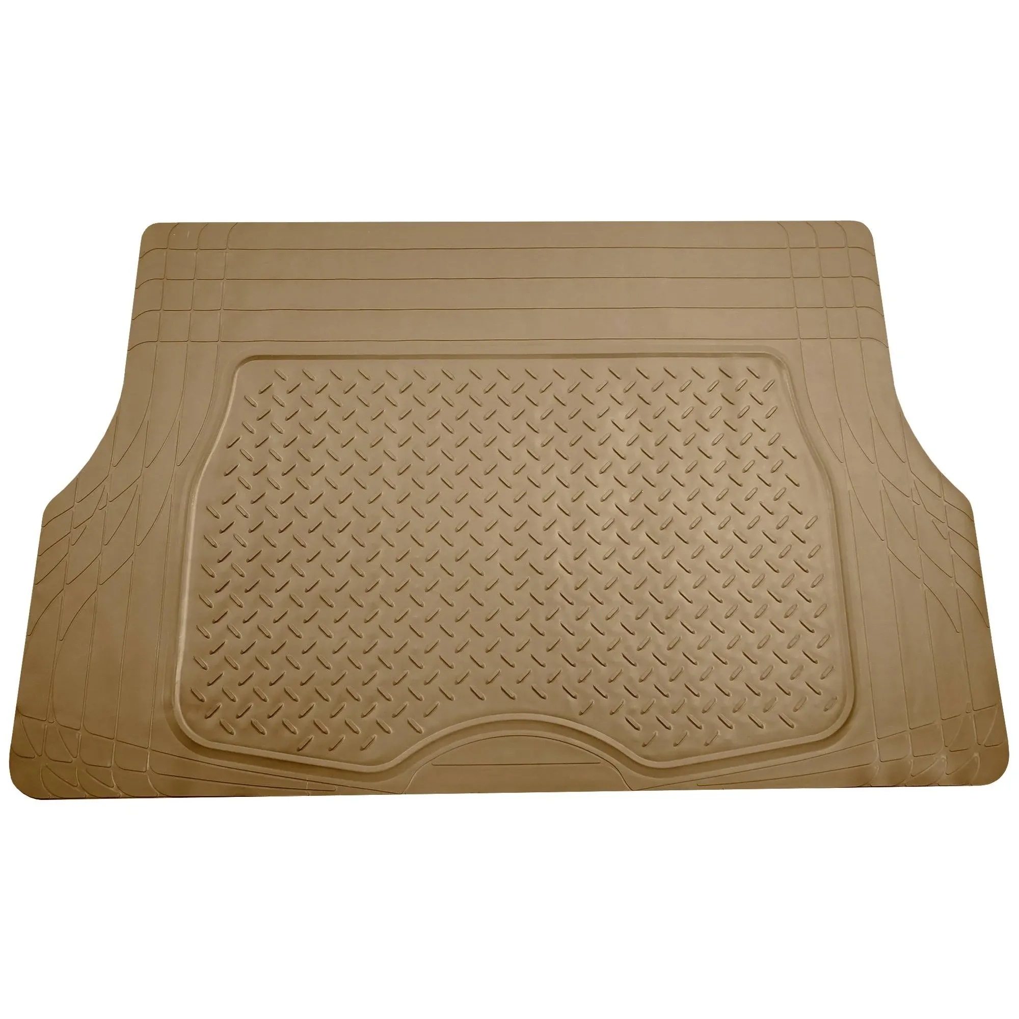 FH Group Premium Trimmaable Cargo Mat Trunk Liner, Beige, Size: Universal