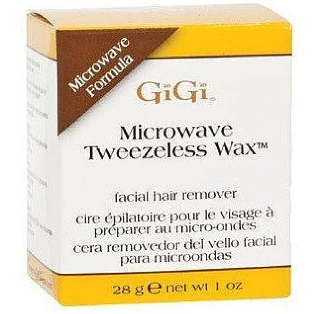 Gigi Microwave Tweezeless Wax 1 Ounce (Pack of 3)