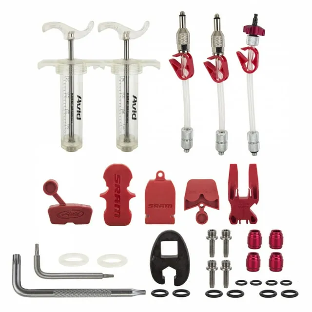 SRAM Pro Disc Brake Bleed Kit - For SRAM X0, XX, Guide, Level, Code, HydroR, and G2, with DOT Fluid 