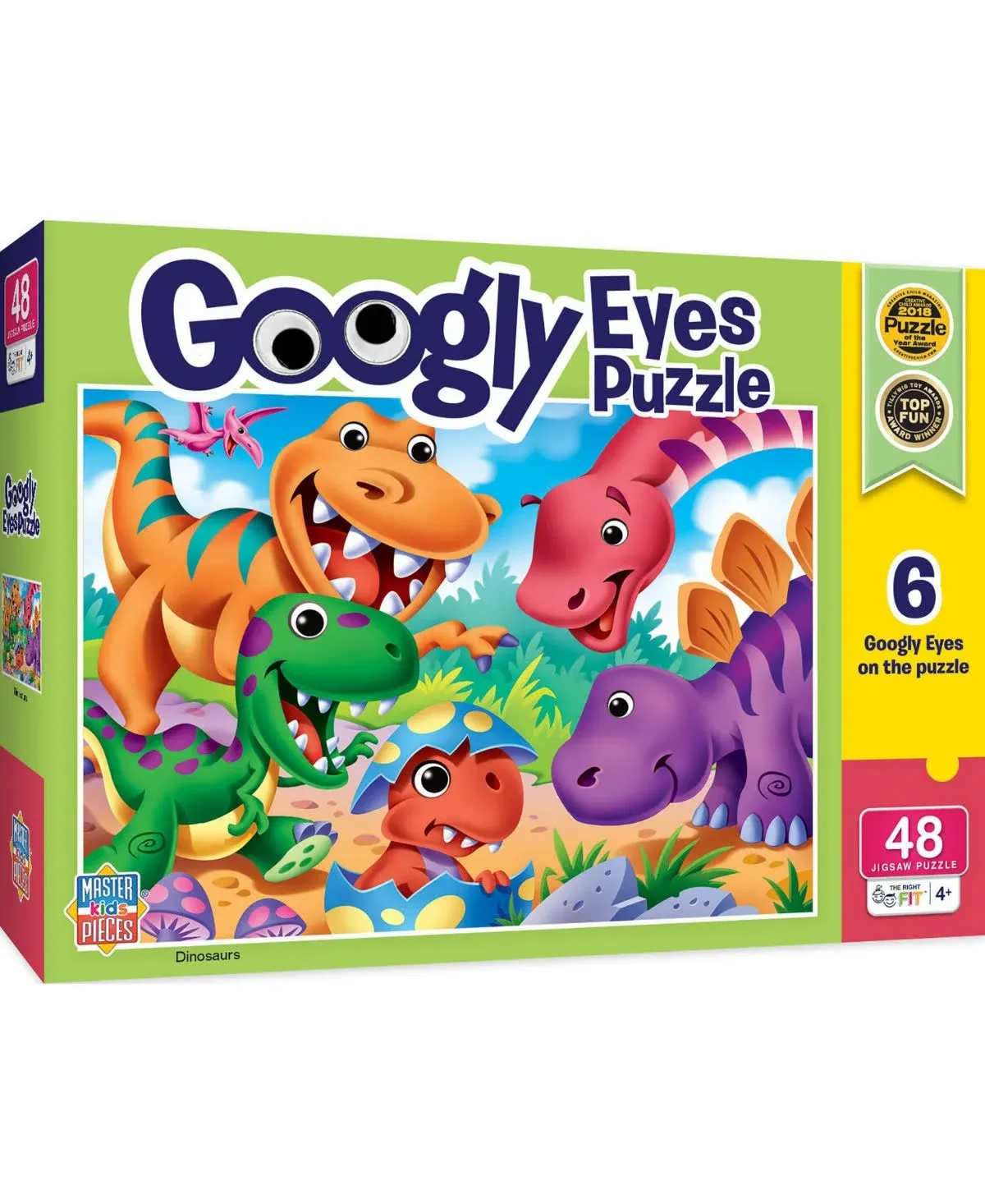 Masterpieces Dinos 48 Piece Googly Eyes Jigsaw Puzzle