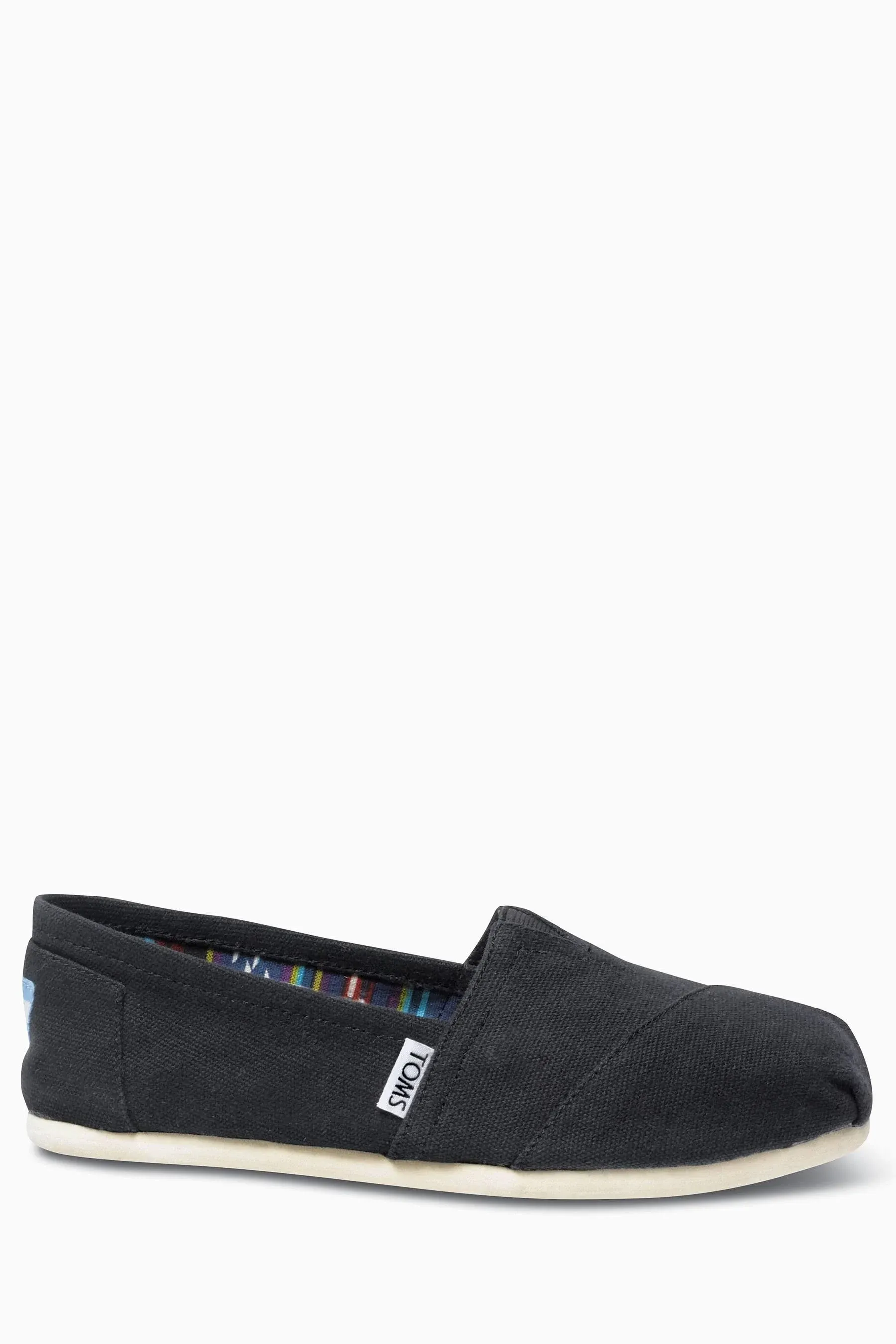 Toms Classic Black Canvas Shoes