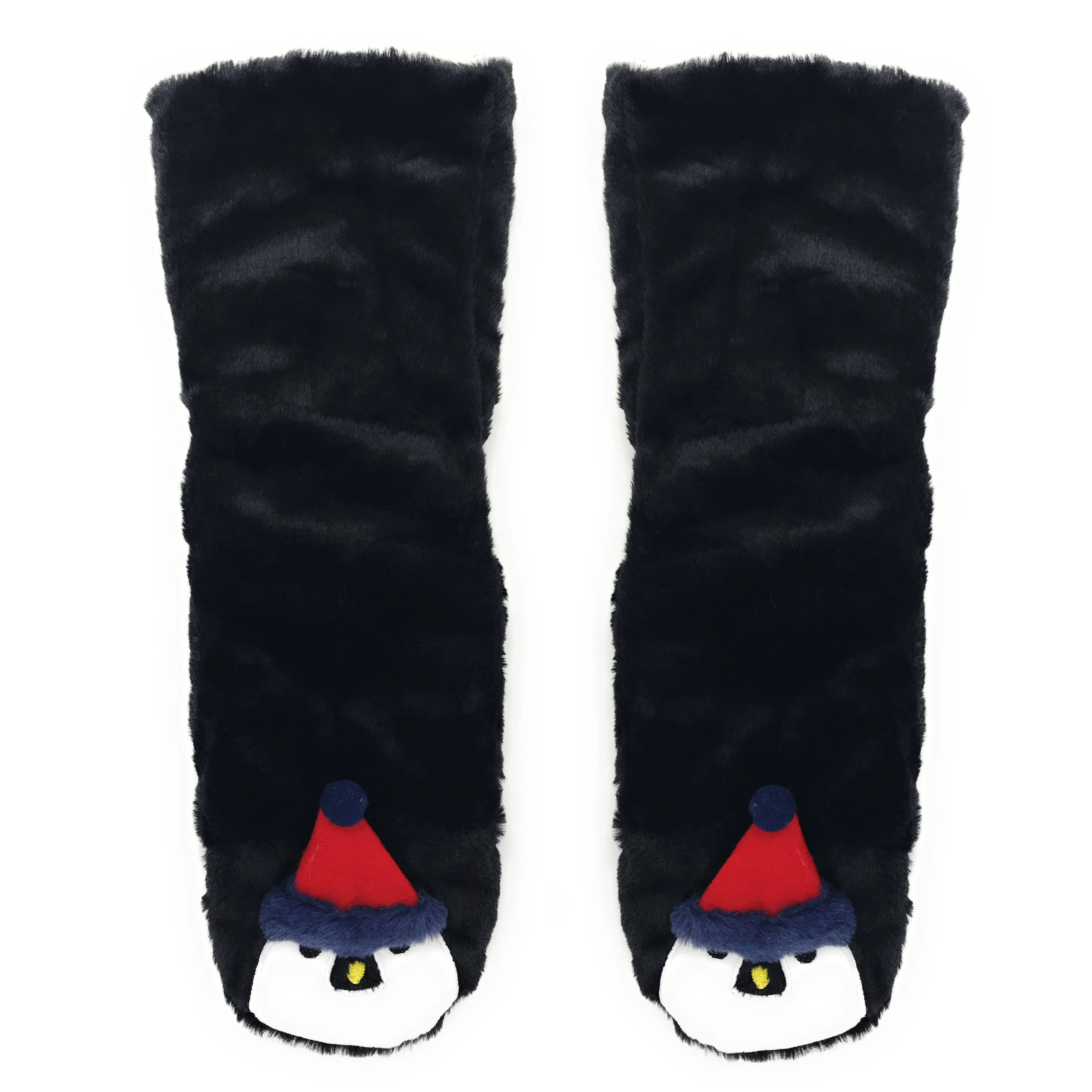 "Oooh Yeah/ Oooh Geez Teddy Burr Women's Sherpa Slipper Socks"