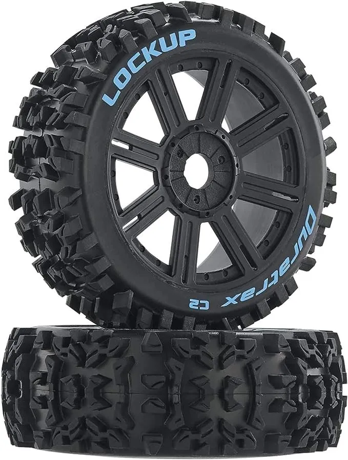 DTXC3616  Lockup Buggy Tire C2 Mounted Spoke Black (2)