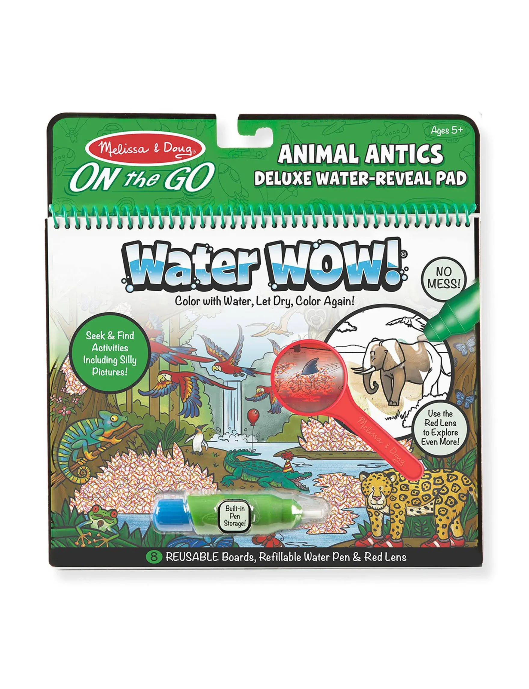 Water Wow Animal Antics Deluxe Water Reveal Pad a book by 