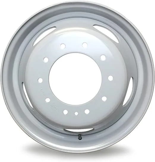 New Single 19.5" 19.5x6 10 Lug Steel Wheel for Dodge RAM 4500 5500 2008-2023 Super Duty Dually Gray OEM Design Replacement Rim