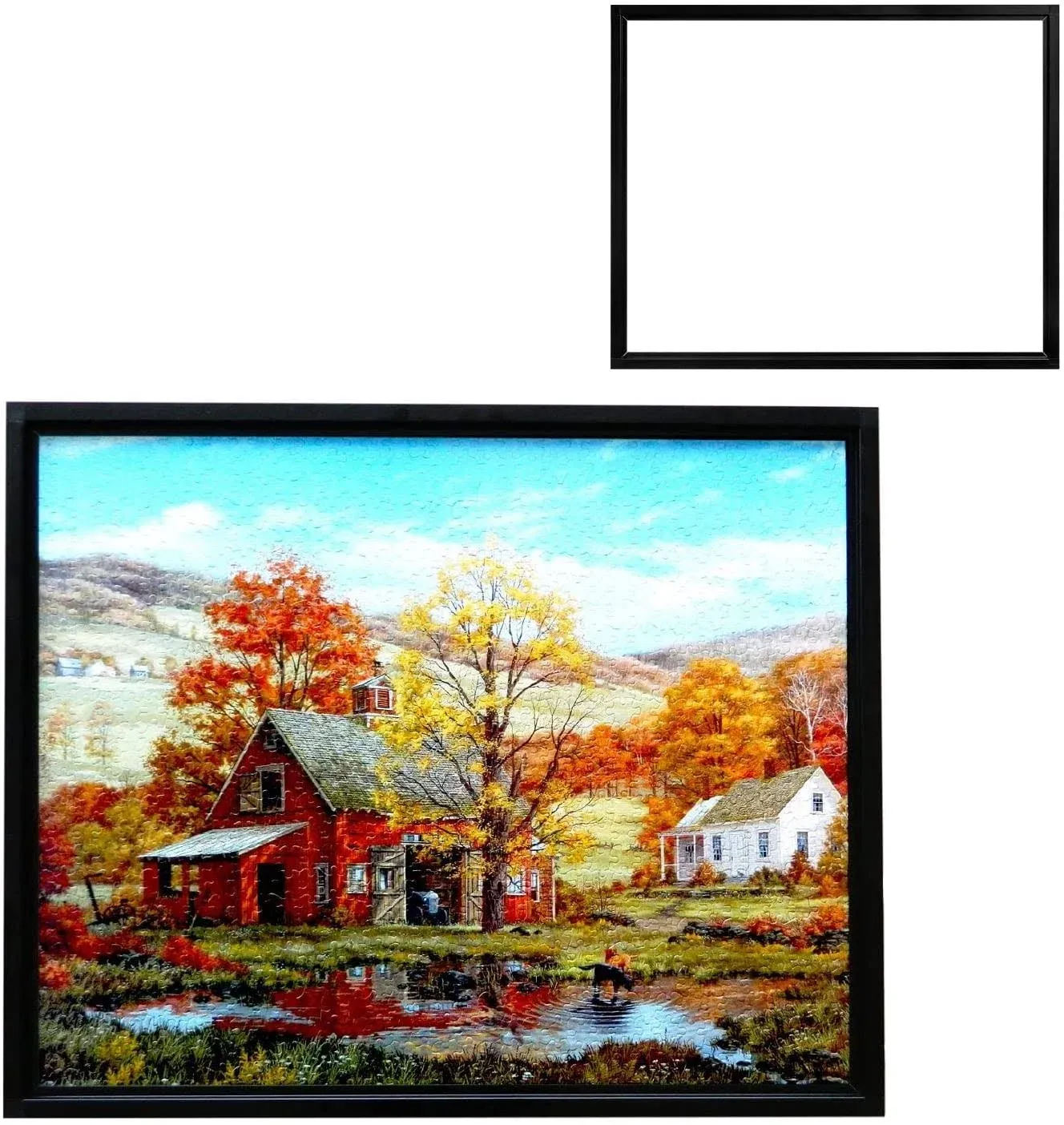 PREMIUM “F-1000G” PUZZLE FRAME (30"x24") - With Glue