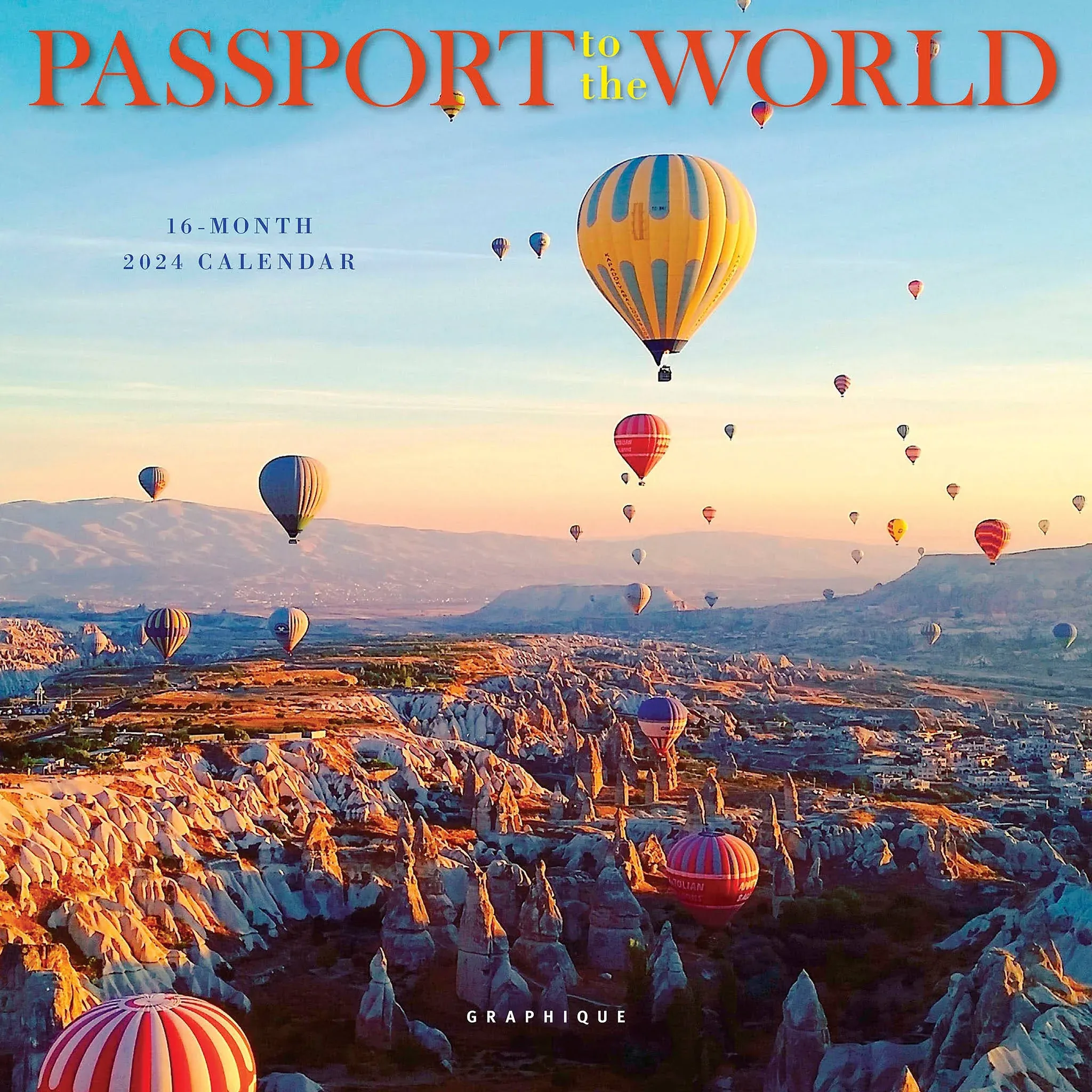 Graphique Passport to the World 2024 7 x 7 Mini Calendar