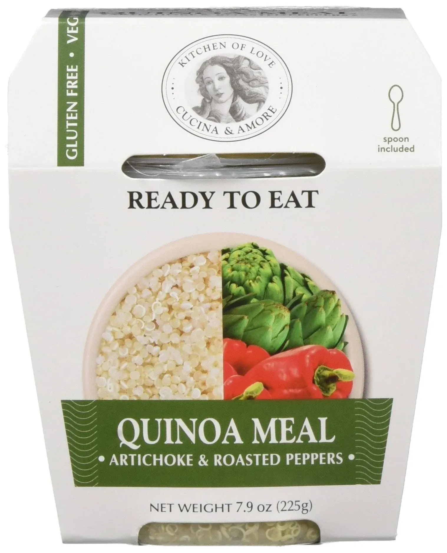 Cucina & Amore Quinoa Meal Artichoke & Roasted Pepper 7.9oz, Pack of 6