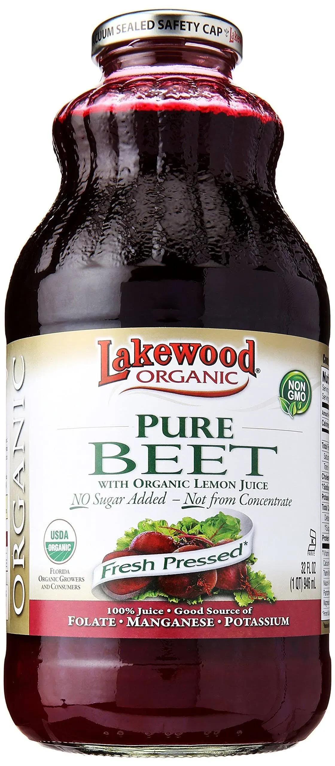 Lakewood Organic Fresh Pressed Super Beet, Organic - 32 fl oz