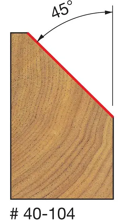 Freud 40-104 Chamfer Router Bit