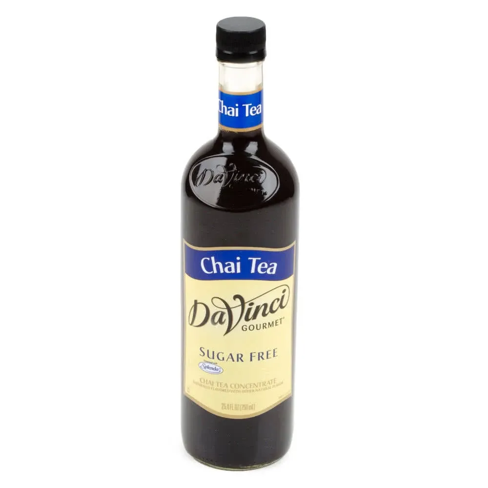 DaVinci Chai Tea Sugar Free Concentrate w/ Splenda 750 mL