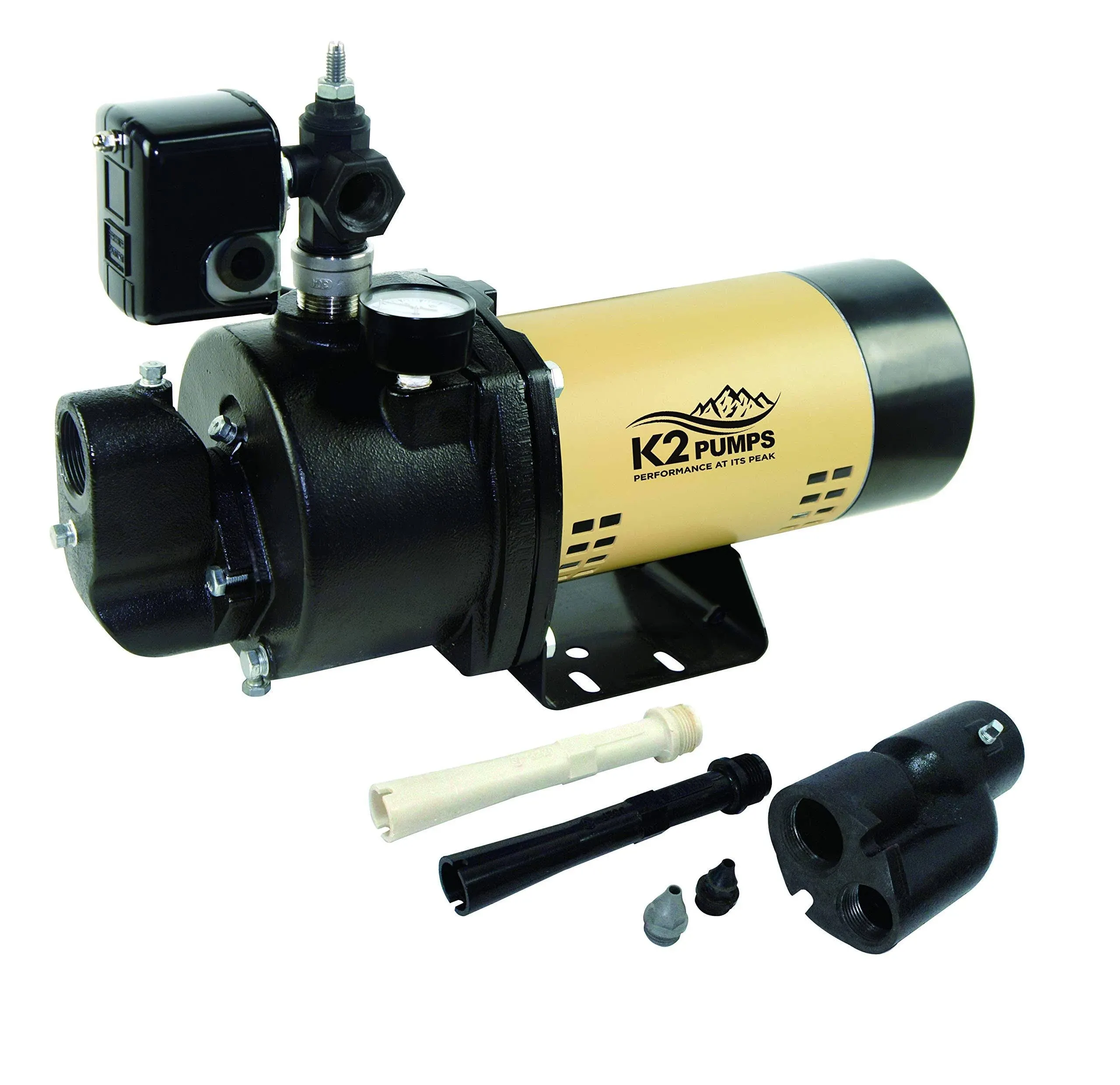 K2 Pumps 3/4-HP 115 and 230-Volt 20-GPM Cast Iron Convertible Jet Well Pump Lowes.com