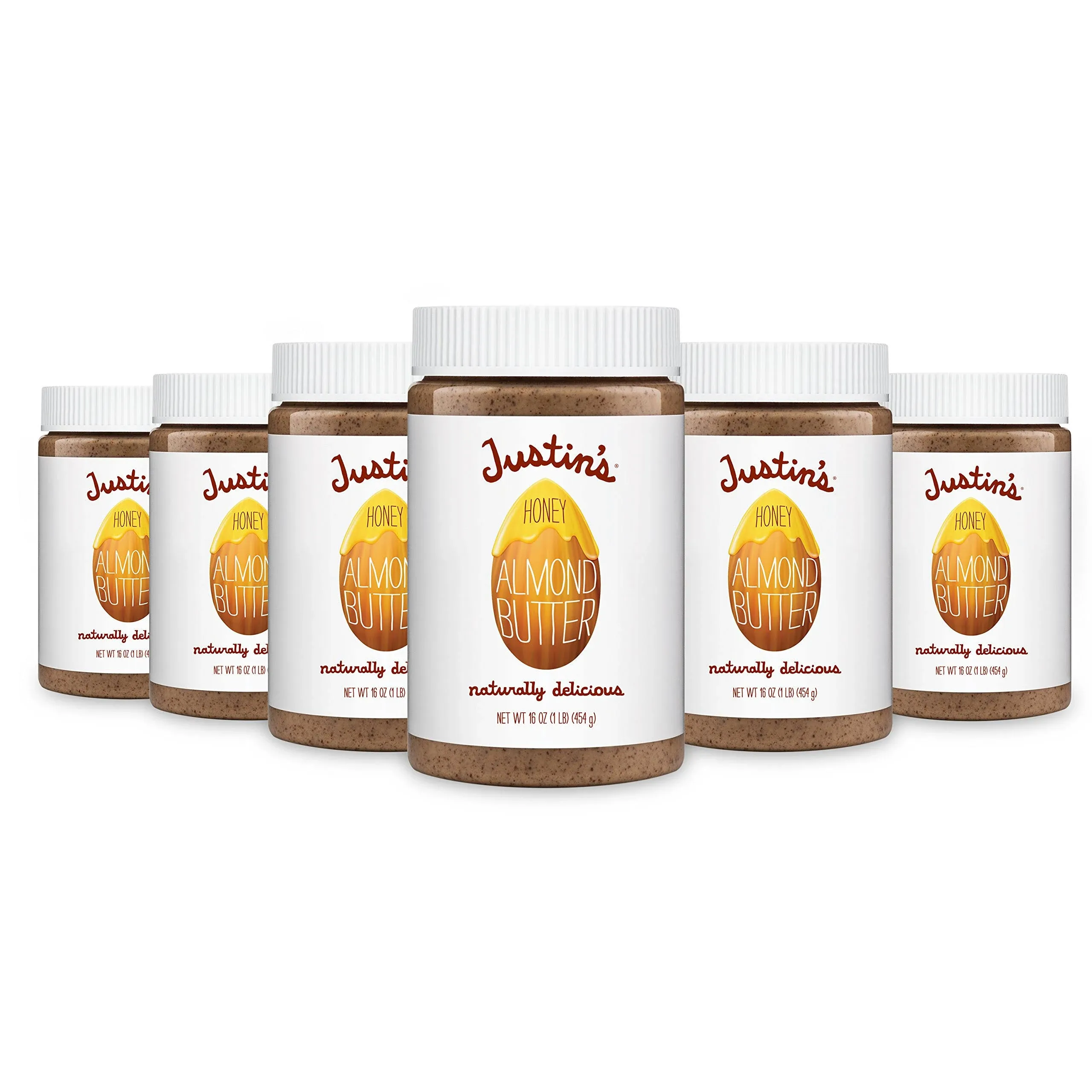 Justins Honey Almond Butter, 16 Ounce -- 6 per case