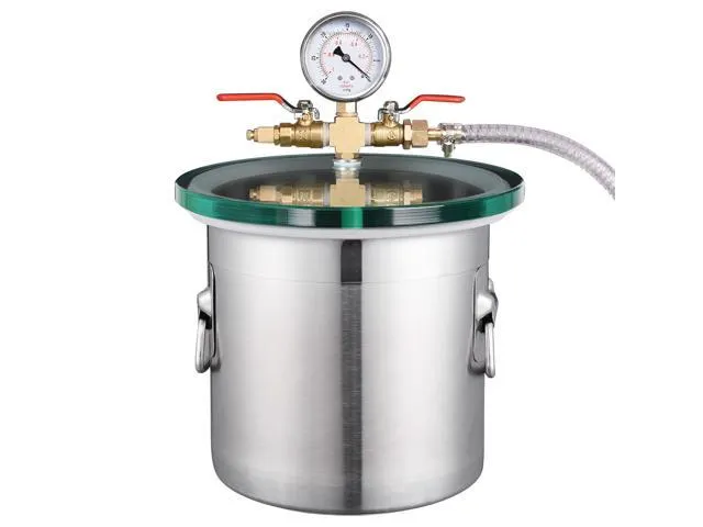 2 Gallon Stainless Steel Vacuum Chamber kit to Degass Urethanes Silicones Epoxies